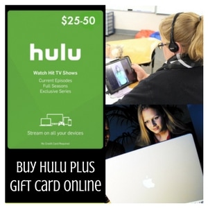 Trusted online supplier of Hulu Plus gift cards